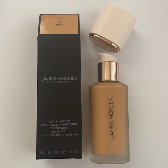 Laura Mercier Real Flawless Weightless Perfecting Foundation in 4N1 GINGER *BNIB - Picture 2 of 13
